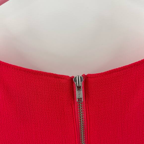 CHELSEA28 Dress Size Small Ruffle Back Fuchsia Pink Cocktail Evening Event - Picture 8 of 14